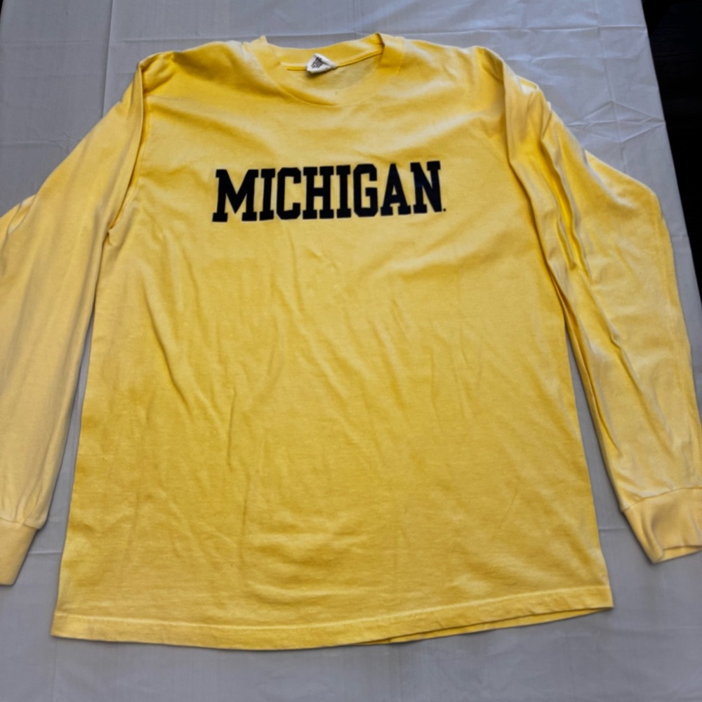 Vintage University of Michigan Tshirt XL long sleeves Made in the USA